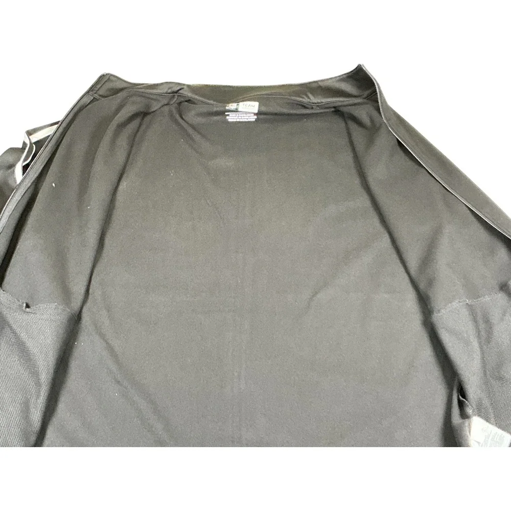 NFL Team Apparel New Orleans Saints Full Zip Jacket Men's‎ Large Black NWOT
